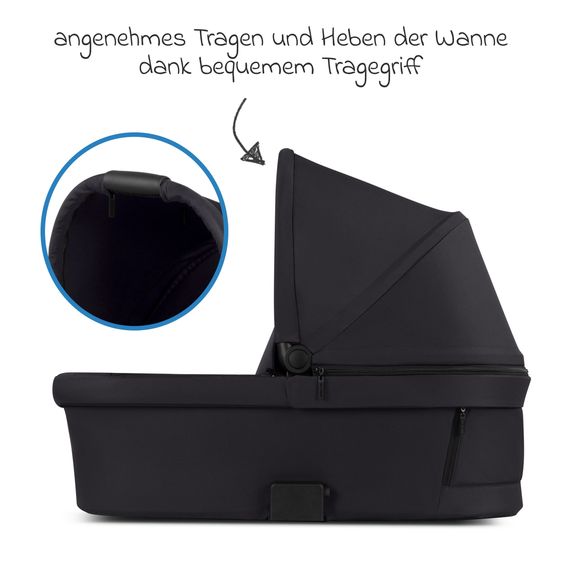 ABC Design 3in1 Kinderwagen-Set Samba inkl. Babywanne, Babyschale Tulip, Sportsitz & XXL Zubehörpaket - Pine