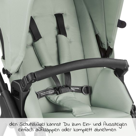 ABC Design 3in1 Kinderwagen-Set Samba inkl. Babywanne, Babyschale Tulip, Sportsitz & XXL Zubehörpaket - Pine