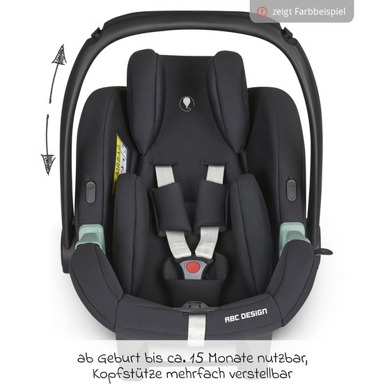 ABC Design 3in1 Kinderwagen-Set Samba inkl. Babywanne, Babyschale Tulip, Sportsitz & XXL Zubehörpaket - Pine