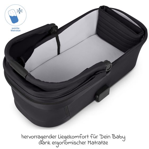 ABC Design 3in1 Kinderwagen-Set Samba inkl. Babywanne, Babyschale Tulip, Sportsitz & XXL Zubehörpaket - Pine
