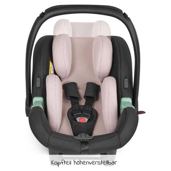 ABC Design 3in1 Kinderwagen-Set Samba Starter Set inkl. Autositz Tulip und XXL Zubehörpaket - Pure Edition - Berry