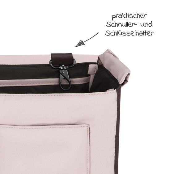 ABC Design 3in1 Kinderwagen-Set Samba Starter Set inkl. Autositz Tulip und XXL Zubehörpaket - Pure Edition - Berry