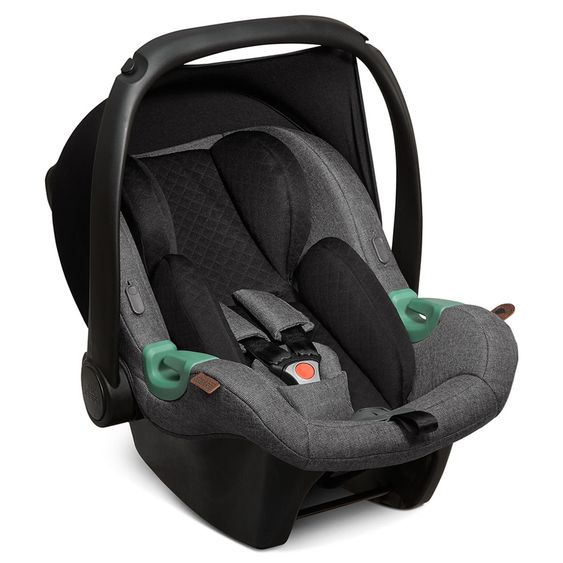 ABC Design 3in1 Kinderwagen-Set Vicon 4 Air - inkl. Babywanne, Autositz Tulip, Sportsitz und XXL Zubehörpaket - Asphalt