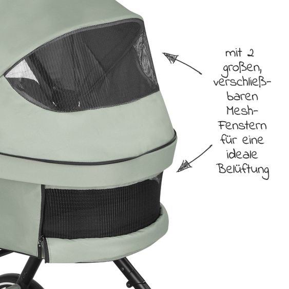 ABC Design 3in1 Kinderwagen-Set Vicon 4 - inkl. Babywanne, Autositz Tulip, Sportsitz und Zubehörpaket - Classic Edition - Pine