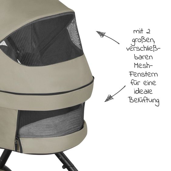 ABC Design Set passeggino 3in1 Vicon 4 - incluso navicella, seggiolino auto Tulip, seggiolino sportivo e pacchetto accessori - Classic Edition - Reed