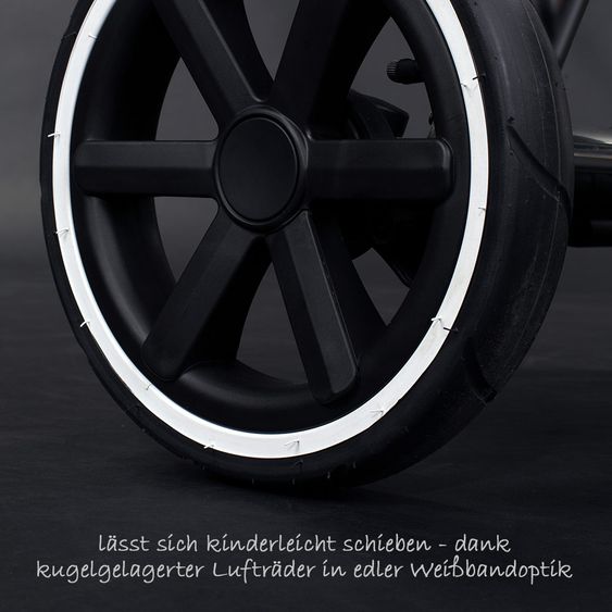 ABC Design Set passeggino 3in1 Viper 4 - Diamond Special Edition - include navicella, marsupio e pacchetto accessori - Asfalto
