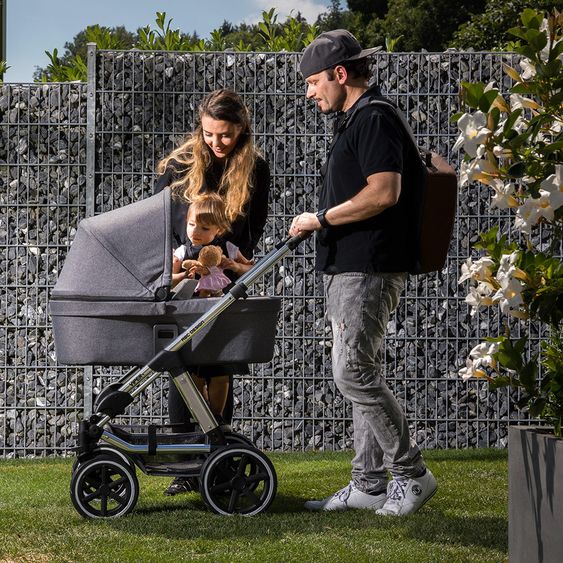 ABC Design Set passeggino 3in1 Viper 4 - Diamond Special Edition - include navicella, marsupio e pacchetto accessori - Asfalto