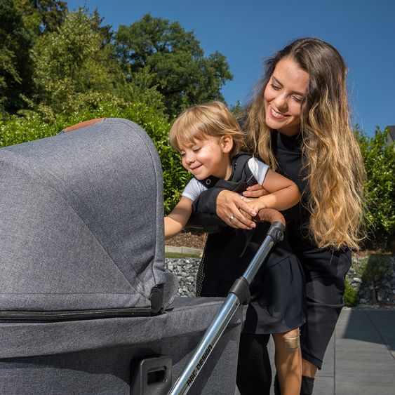 ABC Design Set passeggino 3in1 Viper 4 - Diamond Special Edition - include navicella, marsupio e pacchetto accessori - Asfalto