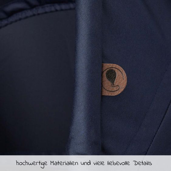 ABC Design 3in1 Kinderwagen-Set Viper 4 - inkl. Babyschale Tulip & XXL Zubehörpaket - Diamond Edition - Navy
