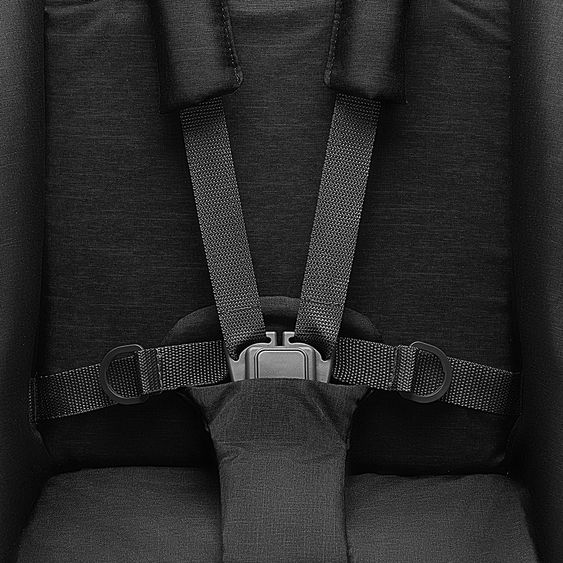 ABC Design 3in1 Kinderwagenset Catania 4 - inkl. Babywanne, Autositz & XXL Zubehörpaket - Woven Black