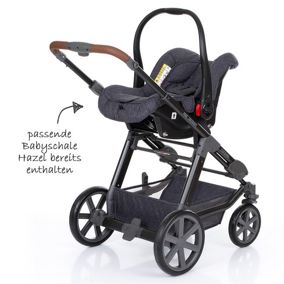ABC Design Set passeggino Condor 4 3in1 - include navicella, seggiolino sportivo, marsupio e pacchetto accessori - Street