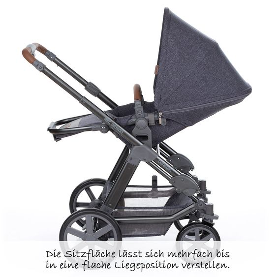 ABC Design Set passeggino Condor 4 3in1 - include navicella, seggiolino sportivo, marsupio e pacchetto accessori - Street