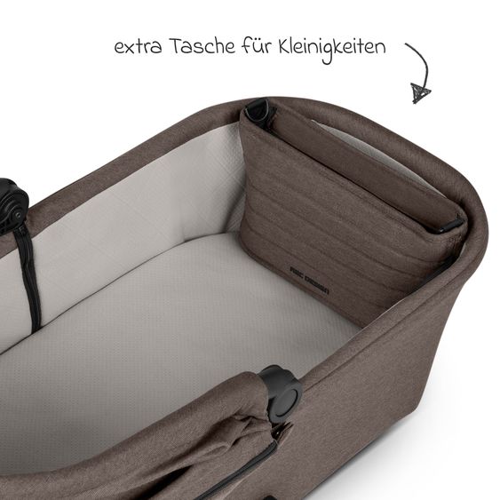 ABC Design 3in1 Kombi-Kinderwagen-Set Salsa 5 Air All in One Set inkl. Maxi Cosi Pebble Pro2, Babywanne, Sportsitz, Adapter - Pure - Nature