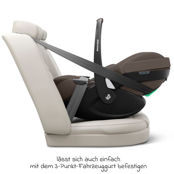 ABC Design 3in1 Kombi-Kinderwagen-Set Salsa 5 Air All in One Set inkl. Maxi Cosi Pebble Pro2, Babywanne, Sportsitz, Adapter - Pure - Nature