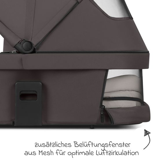 ABC Design 3in1 Combi Stroller Set Salsa Core All in One with foldable carrycot, Calla infant car seat with reclining function, sports seat, adapter incl. accessory pack - Falcon