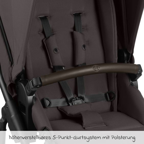 ABC Design 3in1 Combi Stroller Set Salsa Core All in One with foldable carrycot, Calla infant car seat with reclining function, sports seat, adapter incl. accessory pack - Falcon