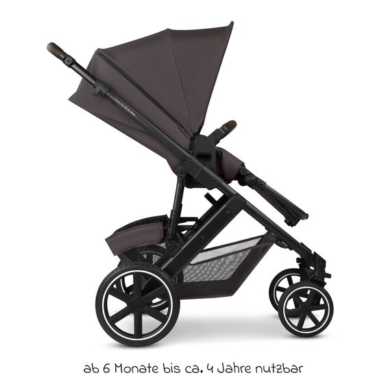 ABC Design 3in1 Combi Stroller Set Salsa Core All in One with foldable carrycot, Calla infant car seat with reclining function, sports seat, adapter incl. accessory pack - Falcon