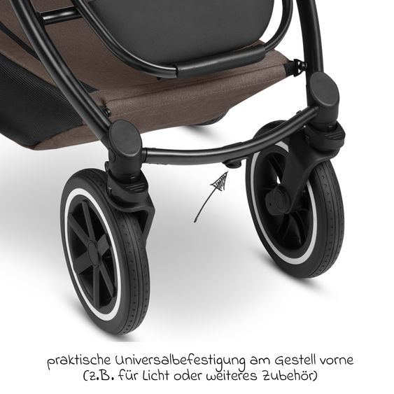 ABC Design 3in1 Kombi-Kinderwagen-Set Samba 2 All in One Set inkl. Maxi Cosi Pebble Pro2, Babywanne, Sportsitz, Adapter - Pure - Nature