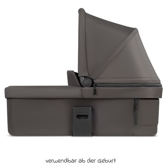 ABC Design 3in1 Kombi-Kinderwagen-Set Sierra All in One Set mit faltbarer Babywanne, Babyschale Tulip, Sportsitz, Adapter - Nut