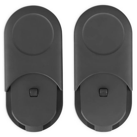 ABC Design Adapter for infant car seats from Tulip, Maxi-Cosi, Cybex, Joie, BeSafe, Avionaut - Black