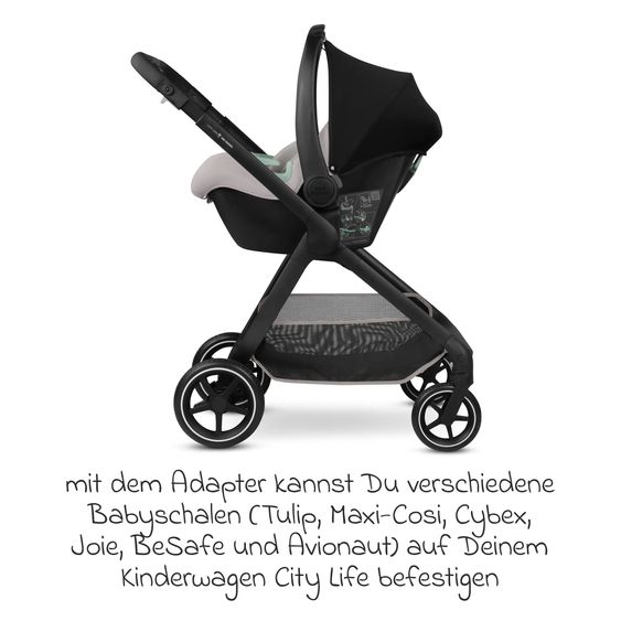 ABC Design Adapter Move Up for City Life - Black