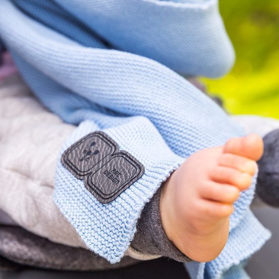 ABC Design Babydecke / Strickdecke - Ice
