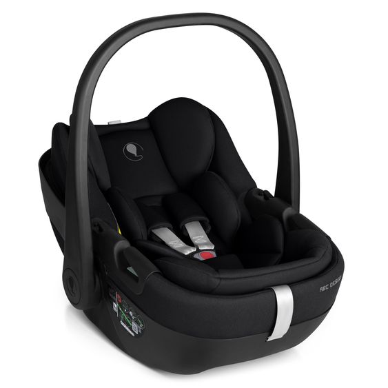 ABC Design Infant car seat Calla i-Size from Birth - 24 Months (40 cm - 87 cm) with Reclining Function incl. Sun Canopy & Seat Reducer - Ink