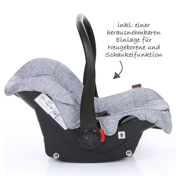 ABC Design Baby seat Hazel - Graphite Grey