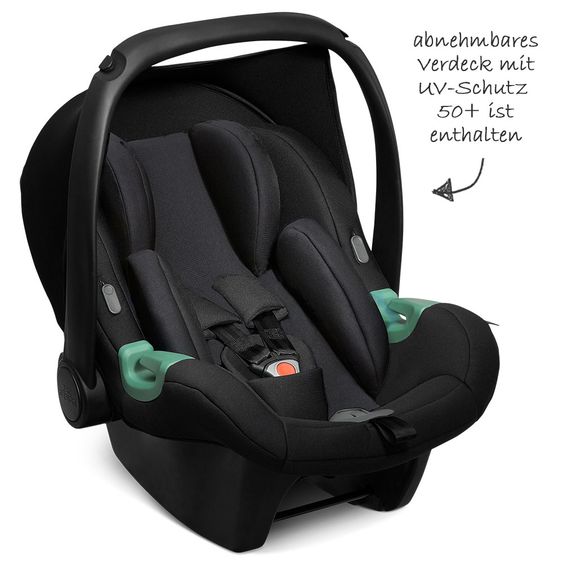 ABC Design Seggiolino auto Tulip (Seggiolino auto Gruppo 0+) - Nero