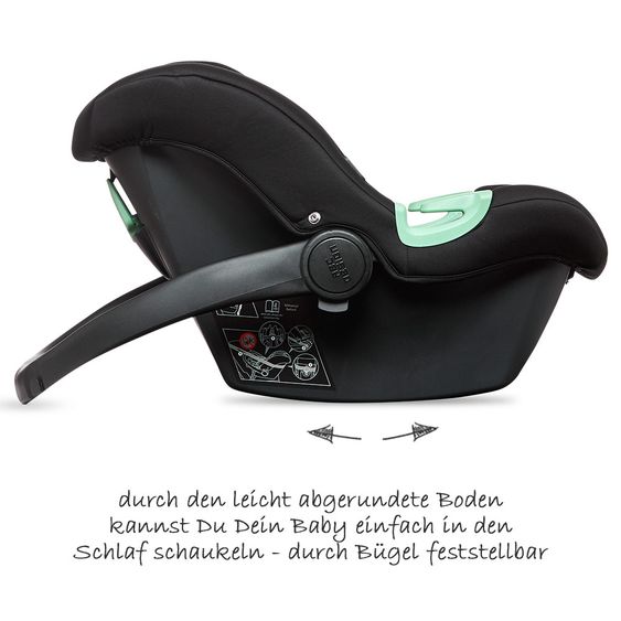 ABC Design Seggiolino auto Tulip (Seggiolino auto Gruppo 0+) - Nero