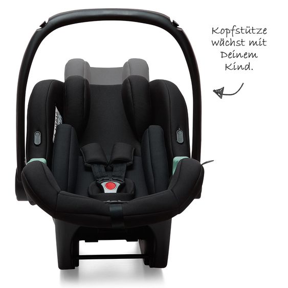 ABC Design Babyschale Tulip (Autositz Gruppe 0+) - Black