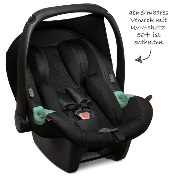ABC Design Babyschale Tulip (Autositz Gruppe 0+) - Diamond Edition - Champagne