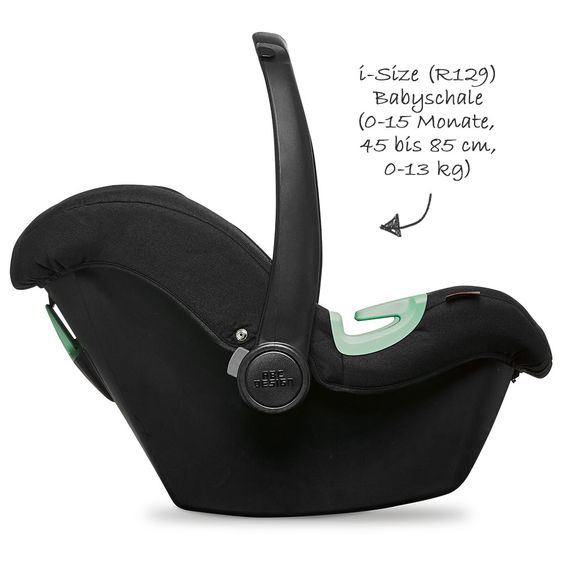 ABC Design Babyschale Tulip (Autositz Gruppe 0+) - Diamond Edition - Champagne