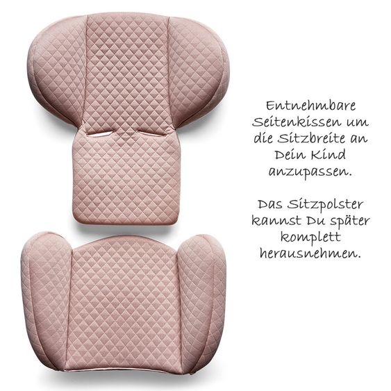 ABC Design Babyschale Tulip (Autositz Gruppe 0+) - Diamond Edition - Rose Gold