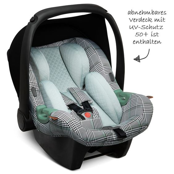 ABC Design Babyschale Tulip (Autositz Gruppe 0+) - Fashion Edition - Smaragd