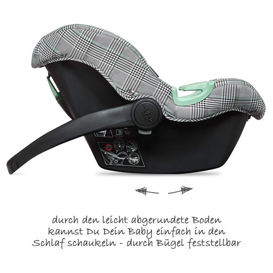 ABC Design Babyschale Tulip (Autositz Gruppe 0+) - Fashion Edition - Smaragd