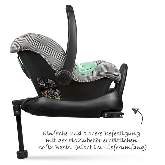 ABC Design Babyschale Tulip (Autositz Gruppe 0+) - Fashion Edition - Smaragd