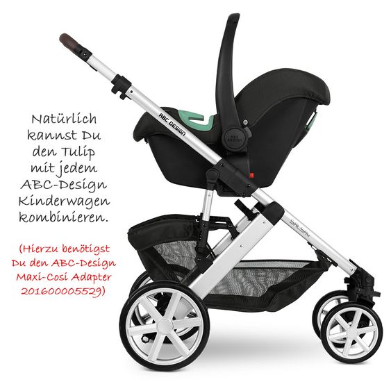 ABC Design Babyschale Tulip (Autositz Gruppe 0+) - Gravel