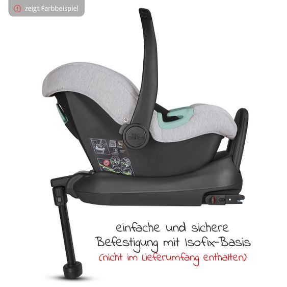 ABC Design Babyschale Tulip (Autositz Gruppe 0+ / i-Size) - Fashion Edition - Comic
