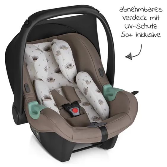 ABC Design Babyschale Tulip (Autositz Gruppe 0+ / i-Size) - Fashion Edition - Cream