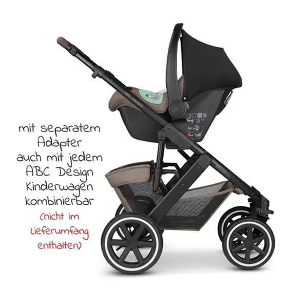 ABC Design Babyschale Tulip (Autositz Gruppe 0+ / i-Size) - Fashion Edition - Cream