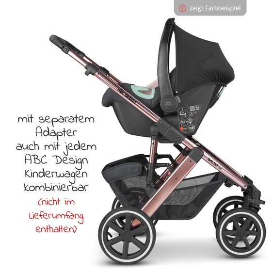 ABC Design Babyschale Tulip (Autositz Gruppe 0+ / i-Size) - Graphite