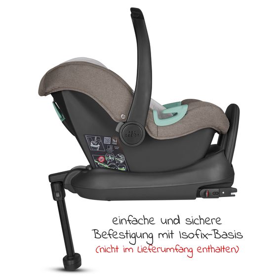 ABC Design Babyschale Tulip (Autositz Gruppe 0+ / i-Size) - Pure Edition - Nature