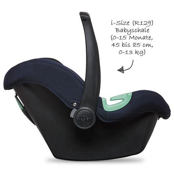 ABC Design Babyschale Tulip (Autositz Gruppe 0+) - Shadow
