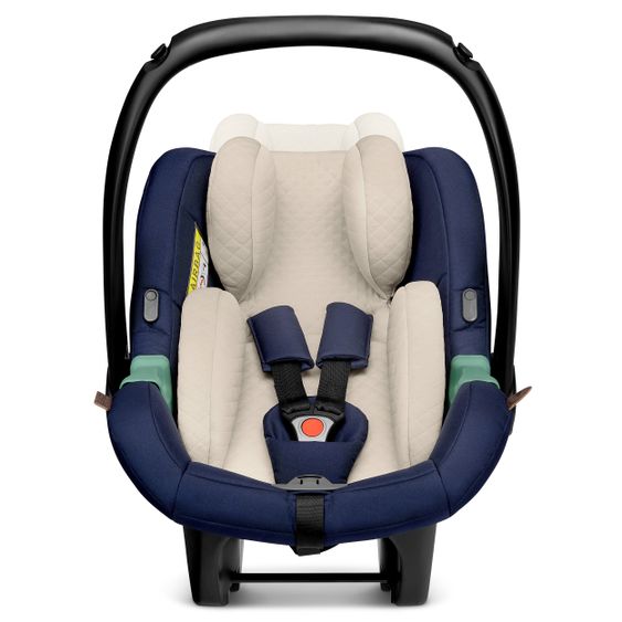 ABC Design Babyschale Tulip inkl. Zusatzverdeck (Autositz Gruppe 0+) - Diamond Edition - Navy