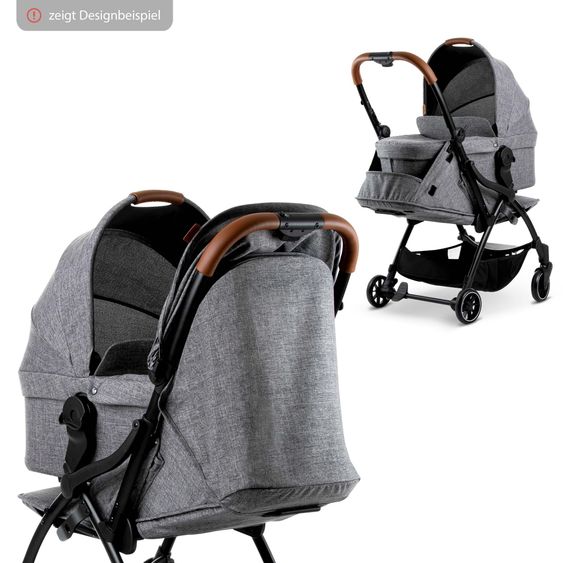 ABC Design Baby bath for stroller Flash - Woven Graphite