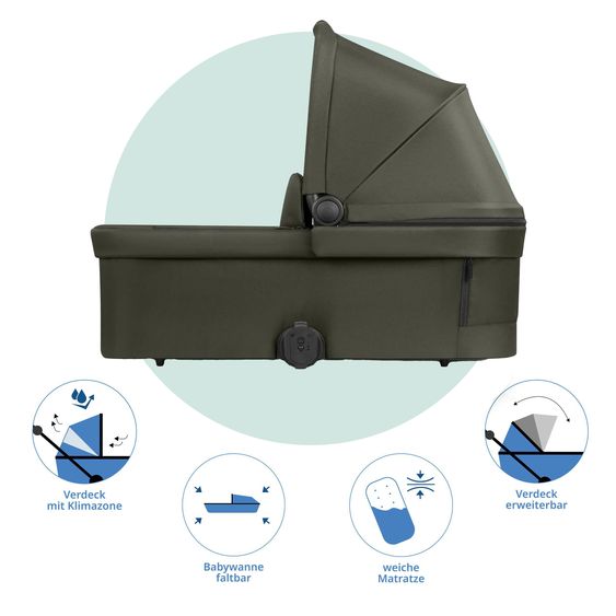 ABC Design Carrycot for City Life - Avocado