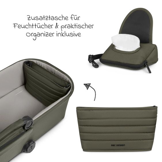 ABC Design Carrycot for City Life - Avocado