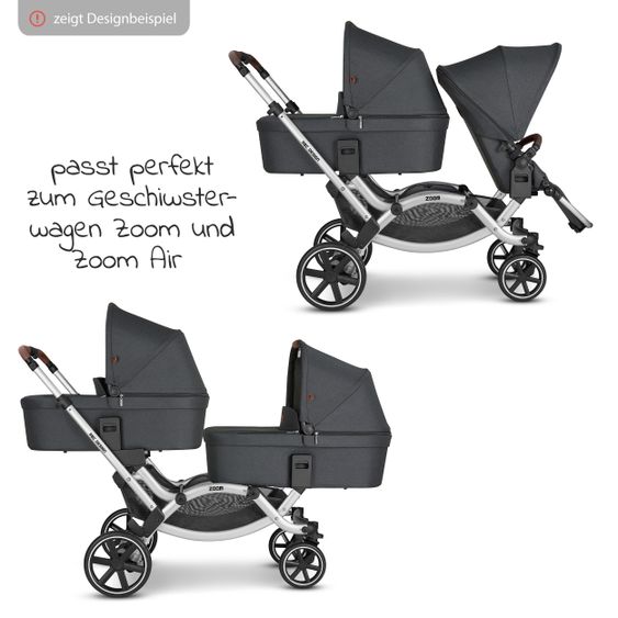 ABC Design Babywanne Geschwisterwagen für Zoom - Storm
