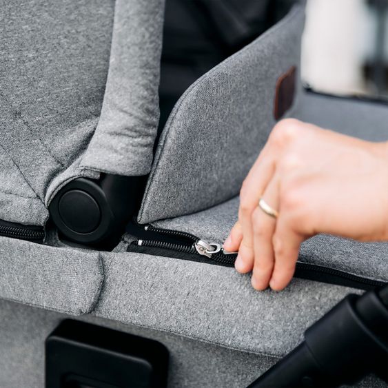 ABC Design Babywanne Geschwisterwagen für Zoom - Tin